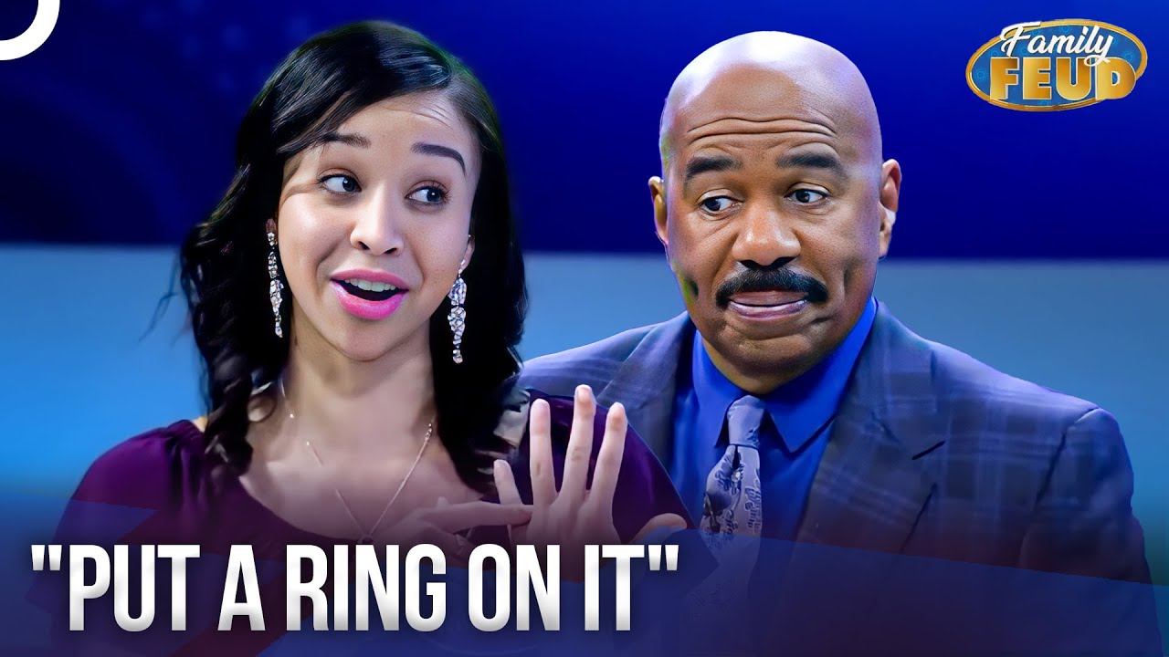 Steve Quoted Beyoncé To Teach Him A Lesson! | Family Feud Classics