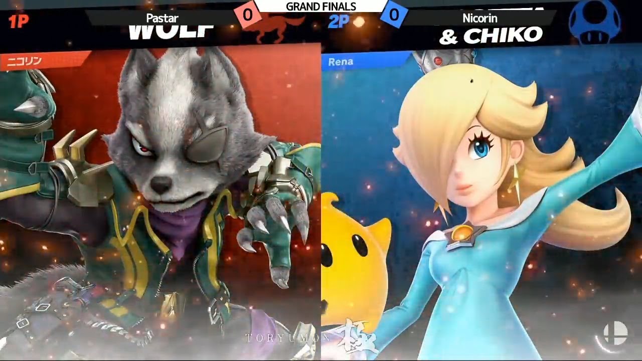 【スマブラSP】第54回 闘龍門 極 Toryumon Kiwami #54 NIcorin (Wolf) vs Pastar (Rosalina) Winners Top 48