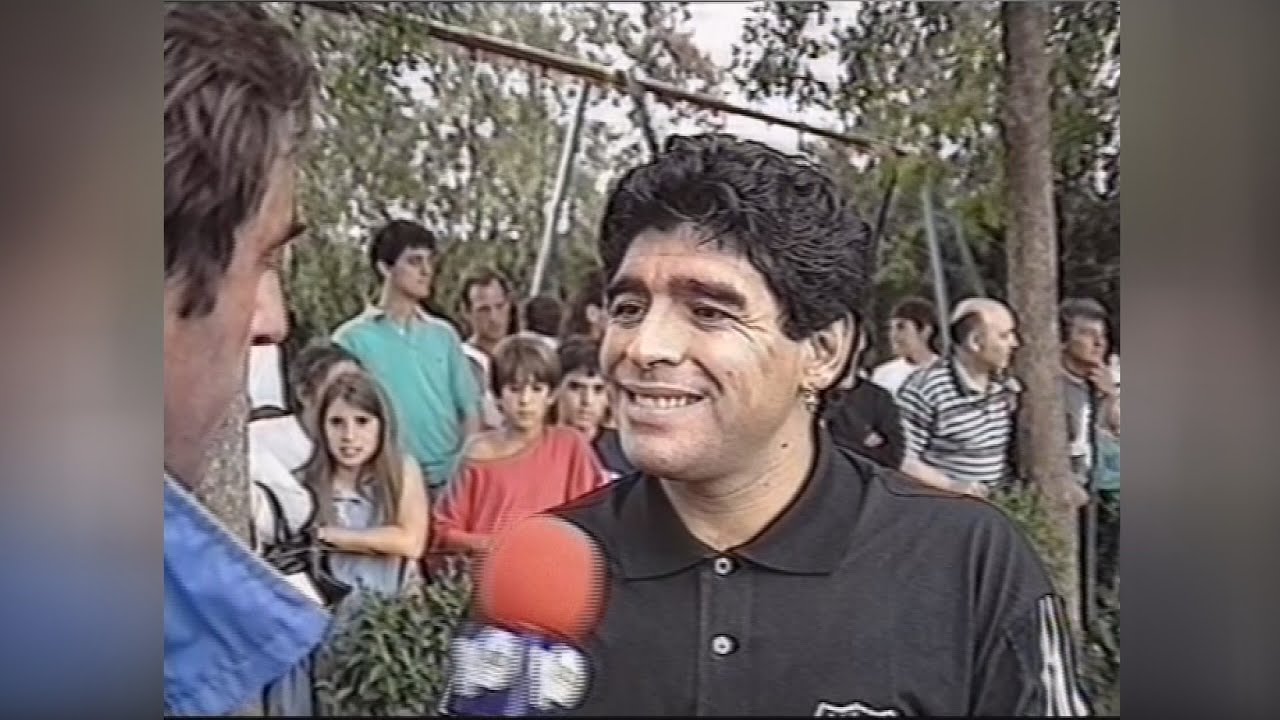 DIEGO ARMANDO MARADONA INEDITO EN MAR DEL PLATA AÑO 1994