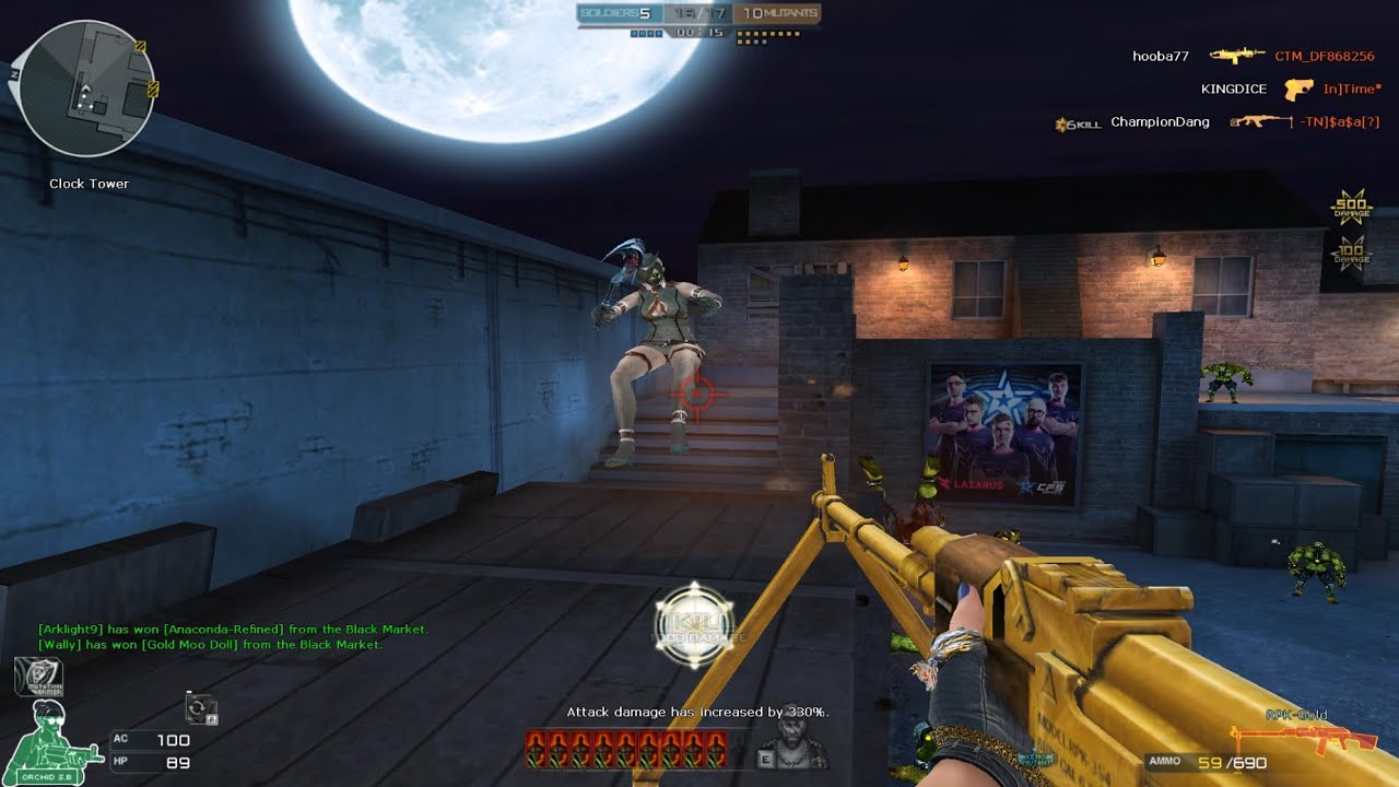 Crossfire West( Đột Kích Bắc Mỹ )2.0: RPK-Gold Multikills (Happy New Year 2023)-Champion Dang