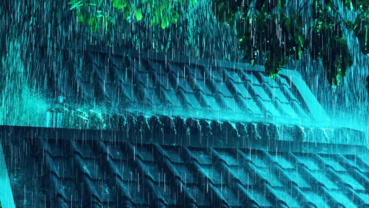 RAIN SOUNDS FOR SLEEPING - Relaxing Rain and Thunder Sounds for Sleep and Deep Relaxation