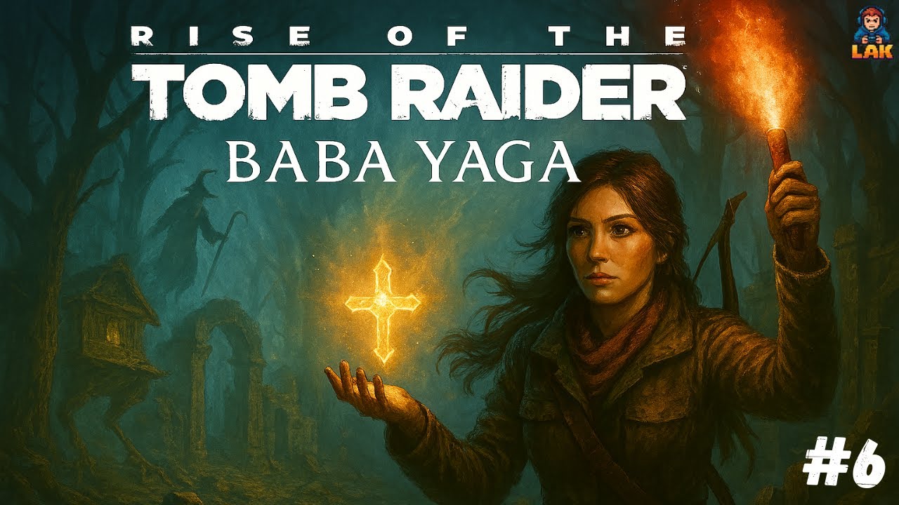 Rise of the Tomb Raider 2016 | БАБА ЯГА - DLC | Прохождение на стриме №6