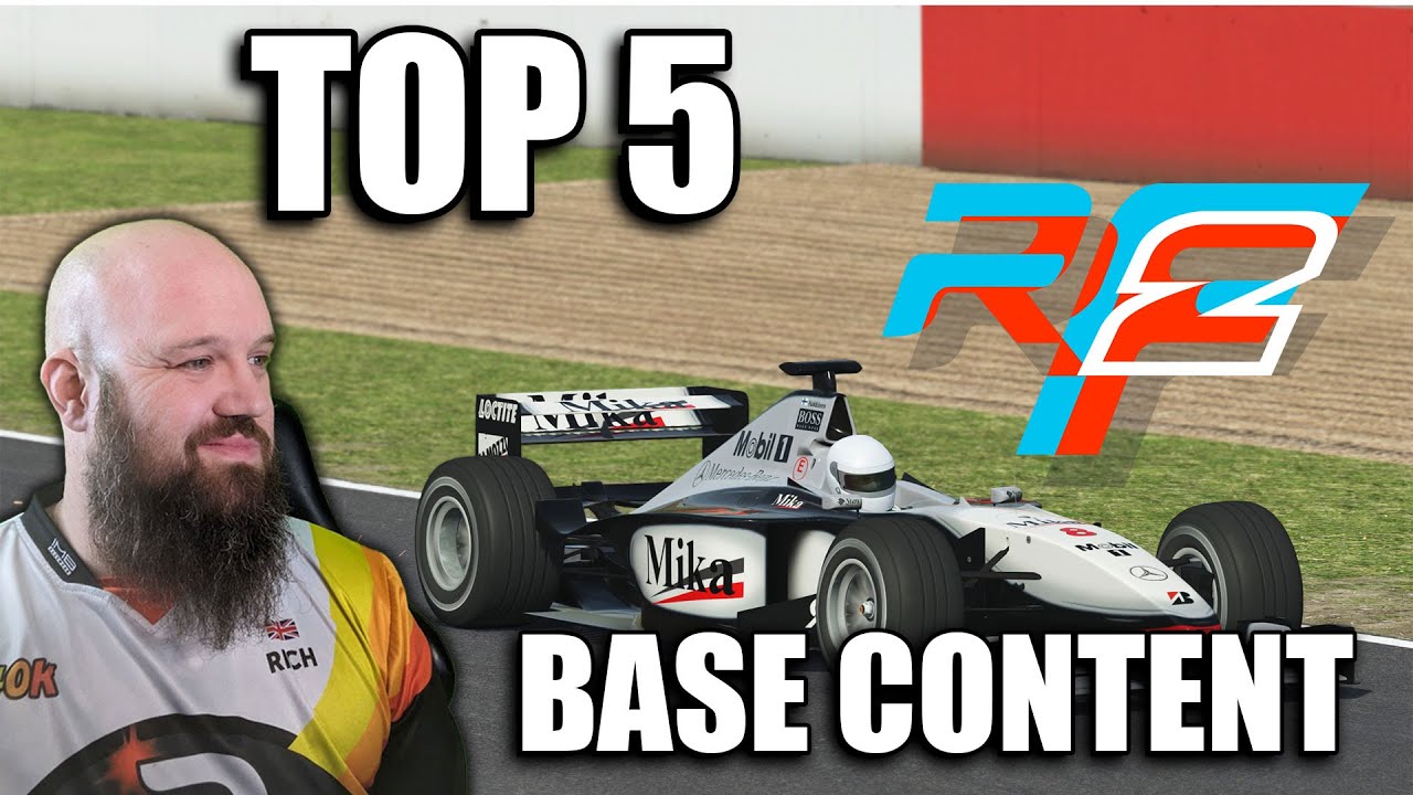TOP 5 Base content rFactor 2 cars!