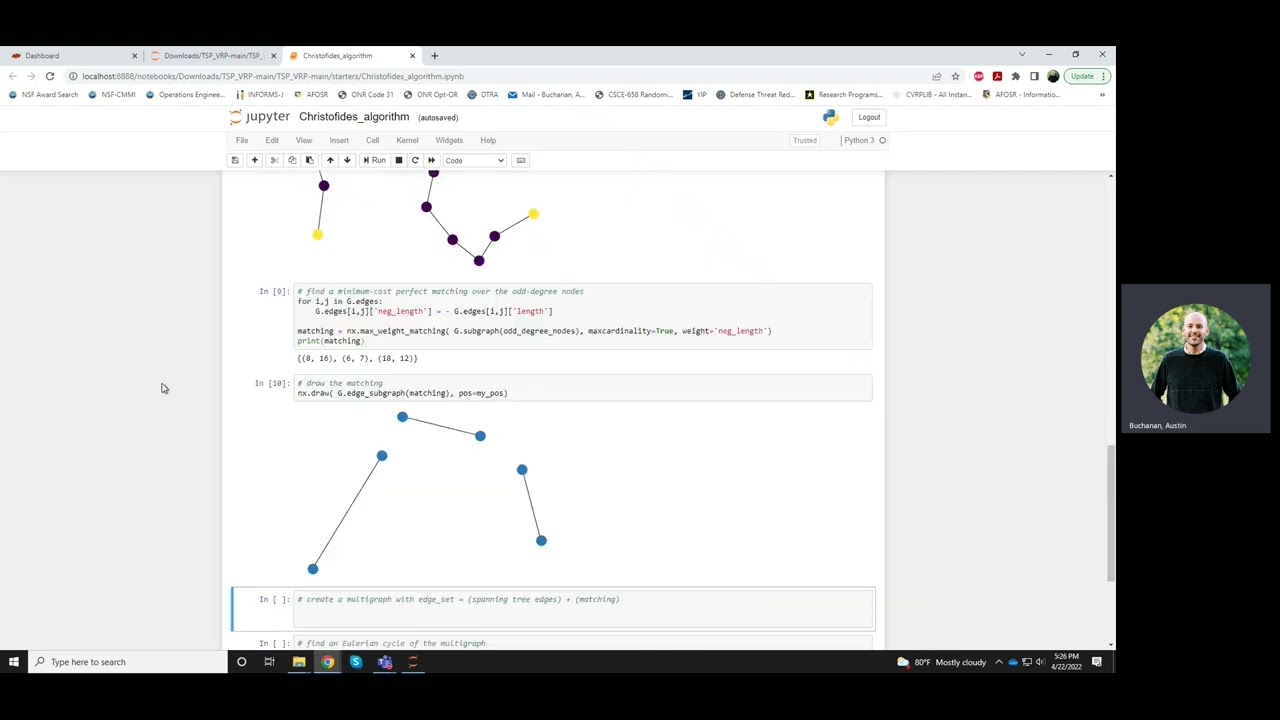 TSP Christofides algorithm