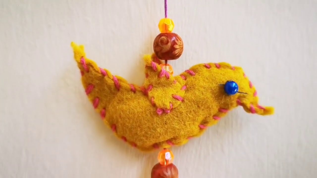 How to Make a Hanging Bird Decoration