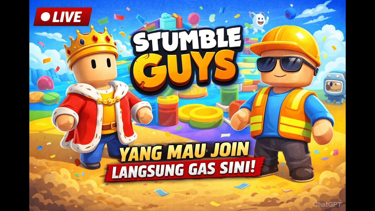 STUMBLE GUYS: JANGAN SAMPAI JATUH! 😱