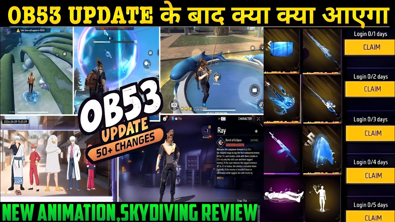8 April Ko Free Fire Mein Kya Free Milega | Ob53 Update Me Kya-kya Aaega |Undersea Mystery New Event