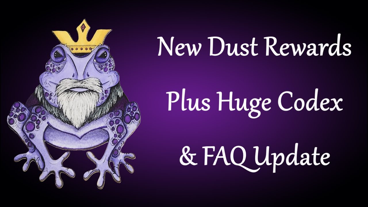 New Dust Rewards Plus Massive FAQ & Codex Update For Sorcery