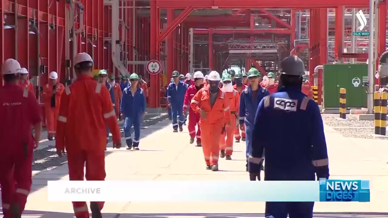 New gas processing plants to be launched at Kashagan field  | Silk way TV | Kazakhstan