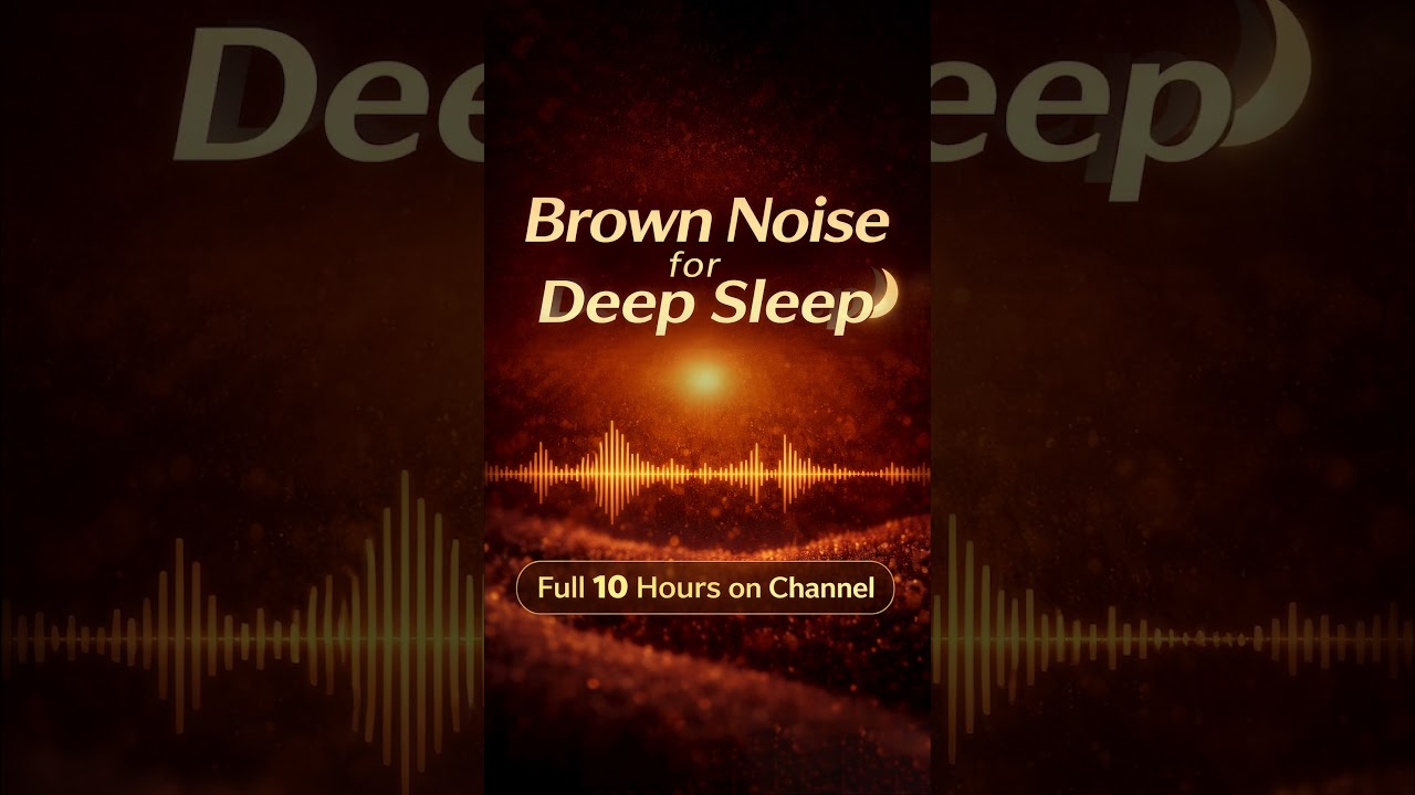 Brown Noise for Deep Sleep 😴 | Instant Calm in 60 Seconds