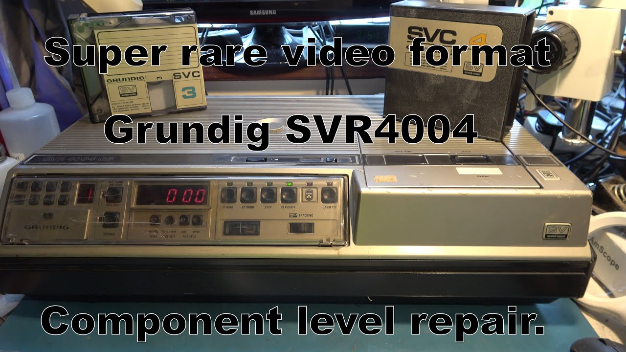 Ремонт на компонентном уровне суперредкого Grundig SVR4004. Формат только одной модели. Часть 3.