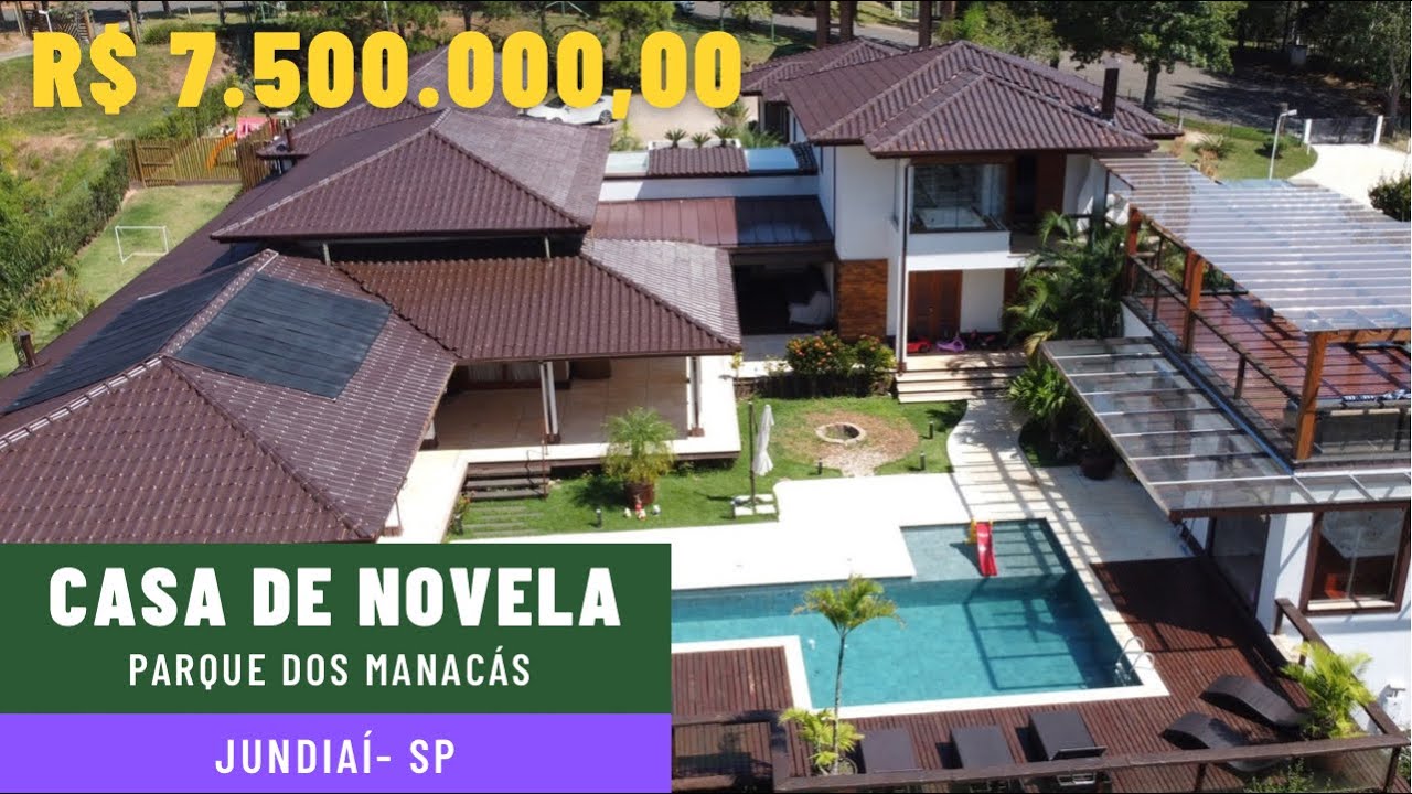 Conheça essa casa de novela!  Mais de 1.000m² de construção no Parque dos Manacás em Jundiaí - SP