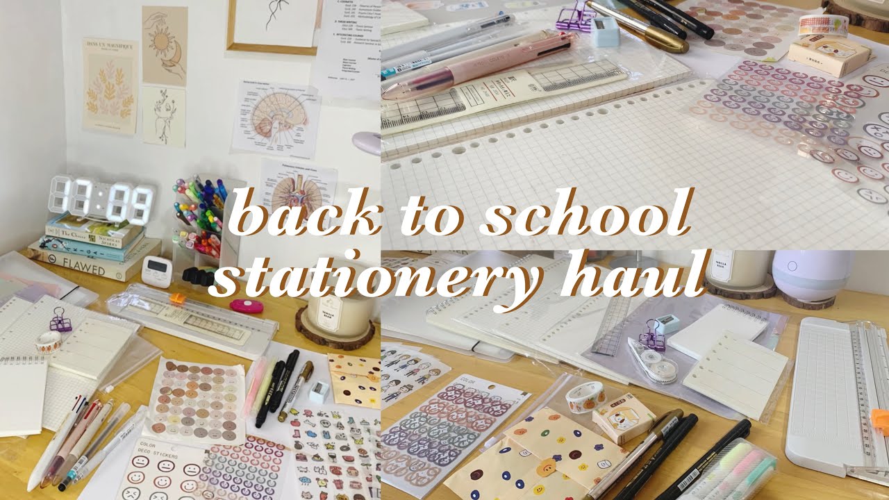 🛒 Back to school *shopee* stationery haul 2021📔📦🖊 (Philippines)