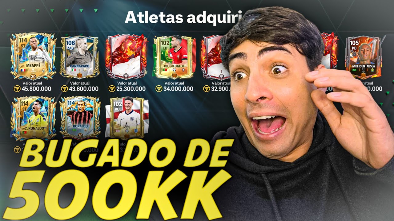 Montei um time Super BUGADO DE 500 MILH&Otilde;ES