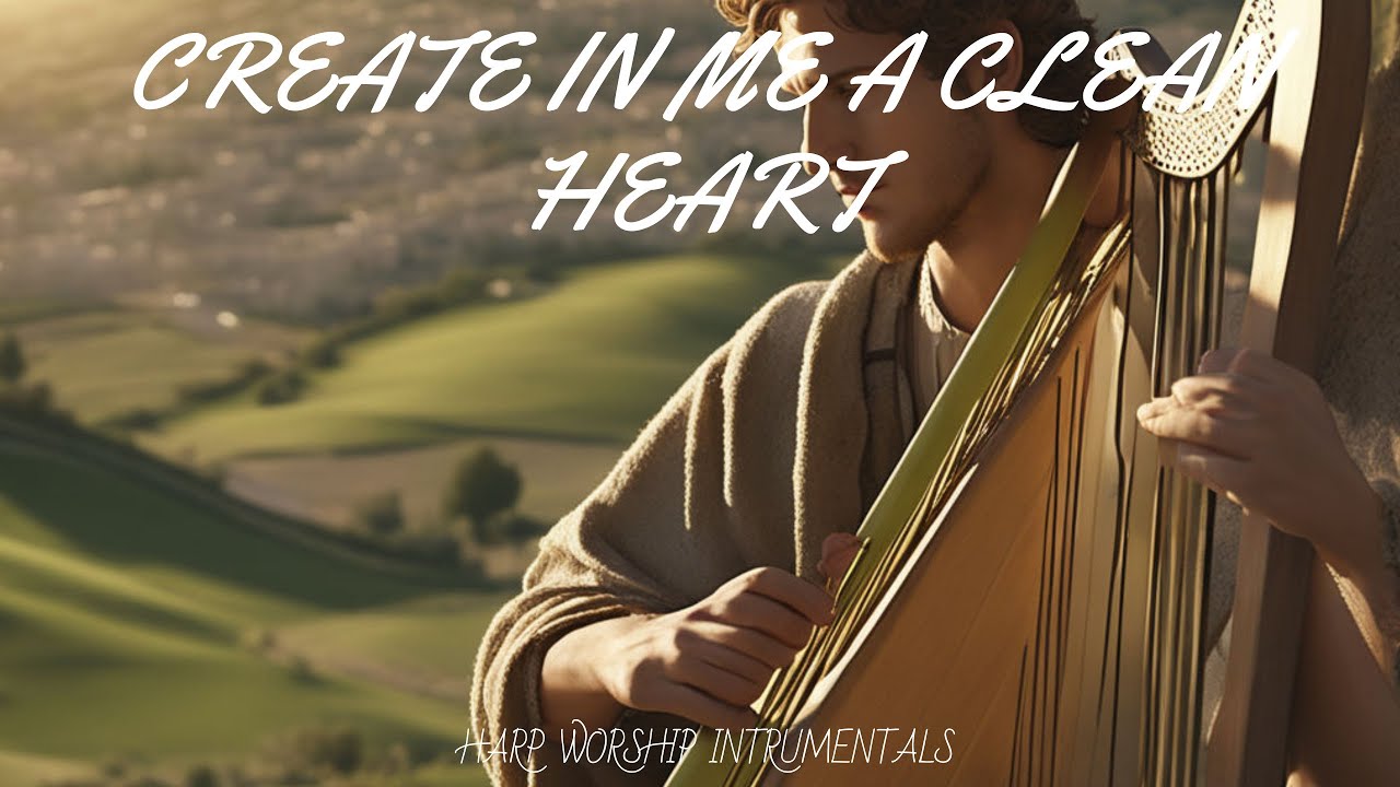 CREATE IN ME A CLEAN HEART/PROPHETIC HARP WARFARE INSTRUMENTAL/WORSHIP MEDITATION MUSIC/HARP WORSHIP