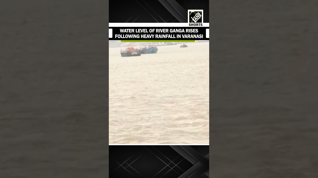 Watch! Water level of River Ganga rises following heavy rainfall in UP&rsquo;s Varanasi