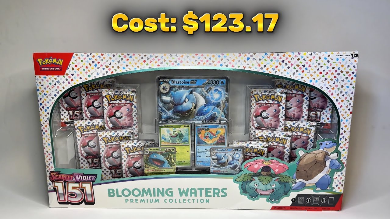 Pokemon Card Blooming Waters Unboxing
