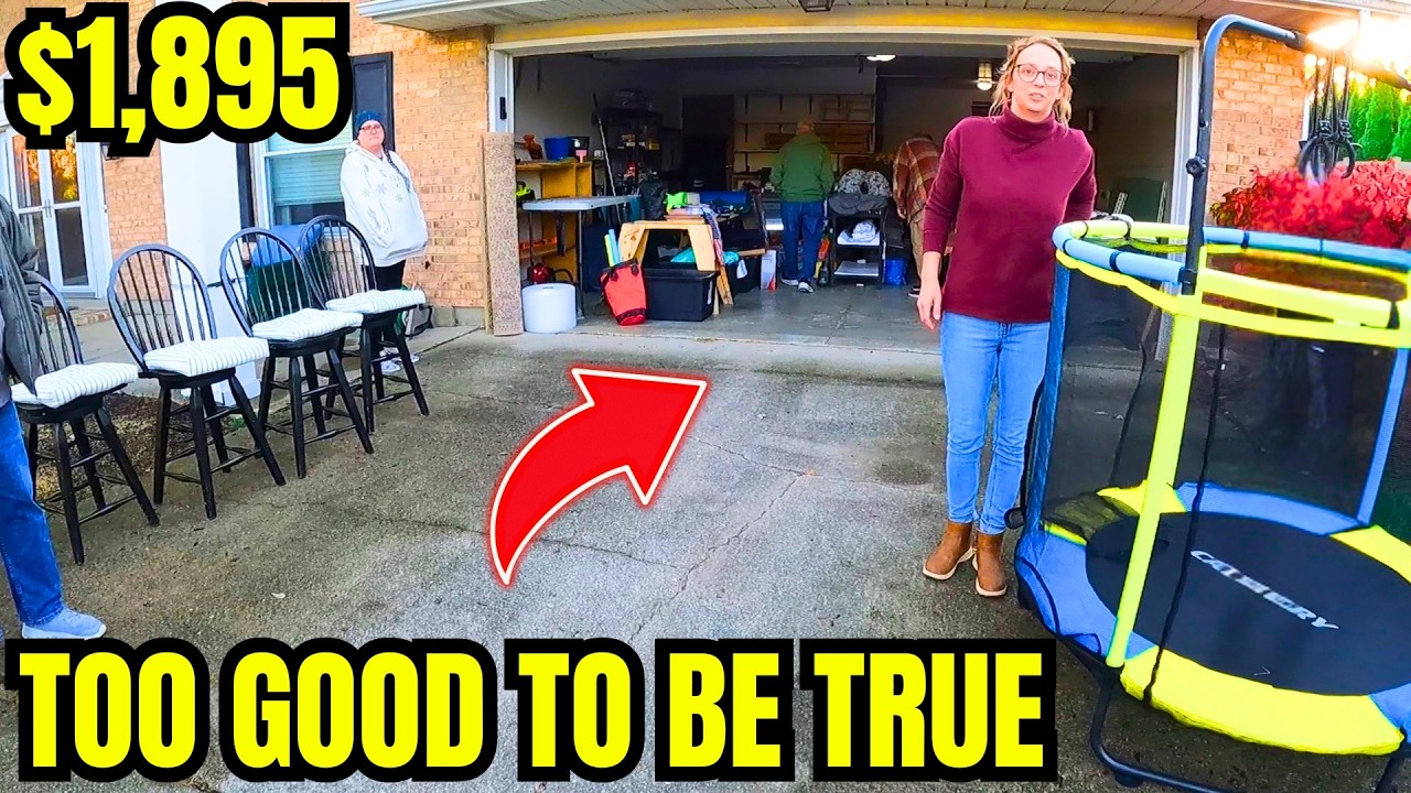 WOMAN MAKES MASSIVE FIND AT LOCAL YARD SALE