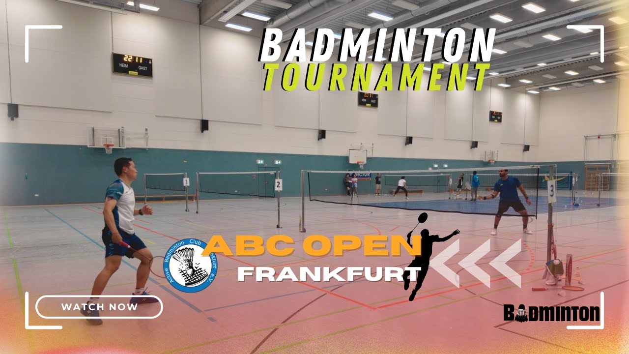 ABC Open Tournament Frankfurt, Germany/ Men&lsquo;s Single Group C/ Play off 3/4  [4K30 FPS] #badminton