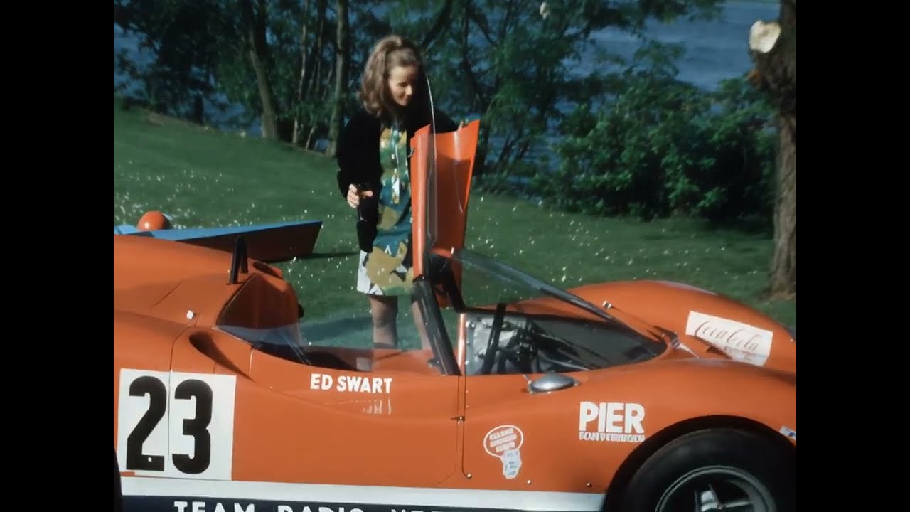 Introductie van het Veronica Racing Team, gefilmd door Jan van Veen in 1971.