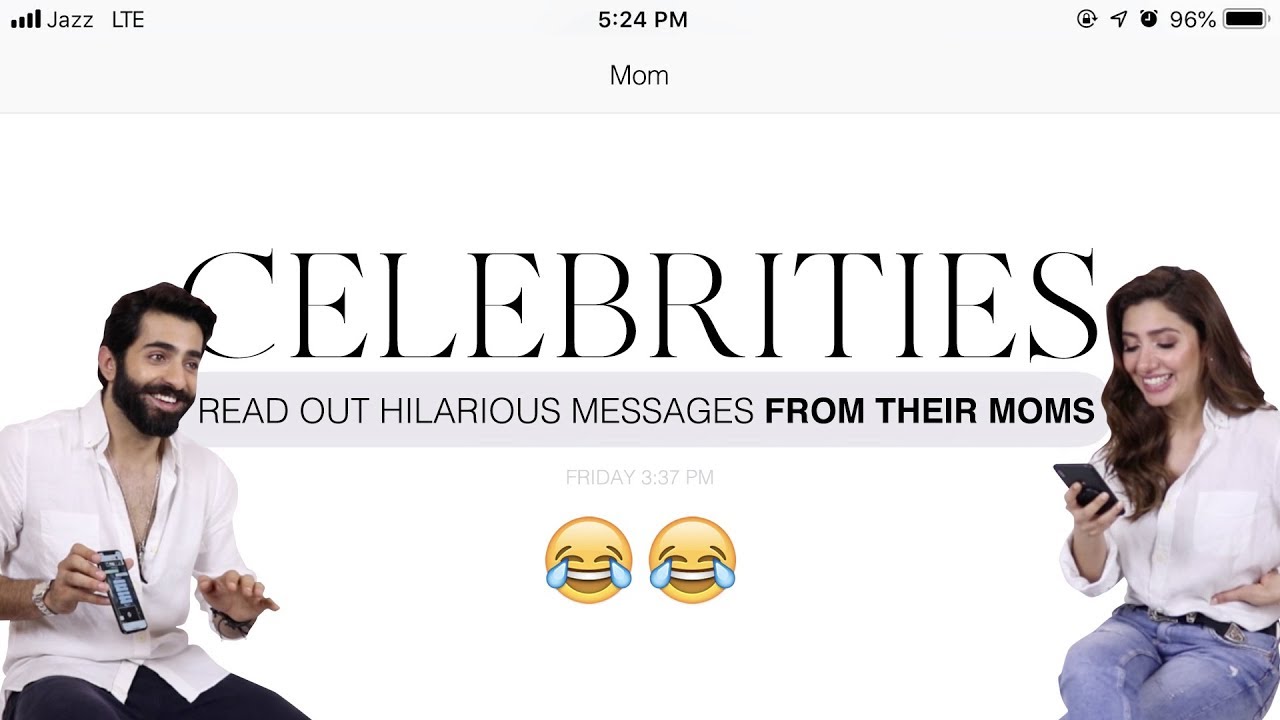 Pakistani Celebrities Read Out Hilarious Messages From Their Mothers | Mashion