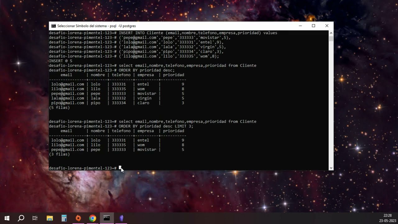 Introducción a Bases de Datos: creando tabla con SQL