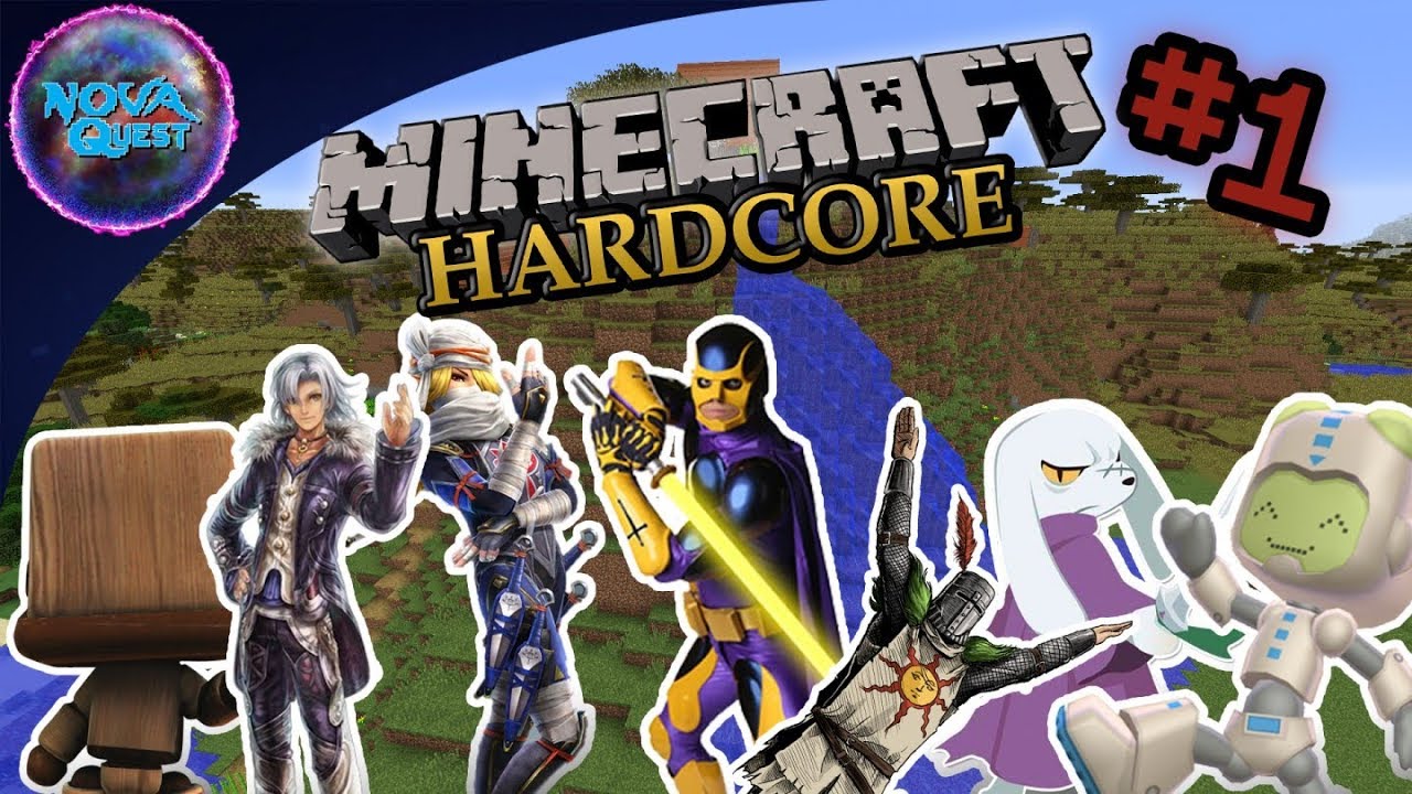 Nova Quest Minecraft Hardcore! | A NEW ADVENTURE | Part 1 (Ft. Piggy, Ten, and Nyquil)