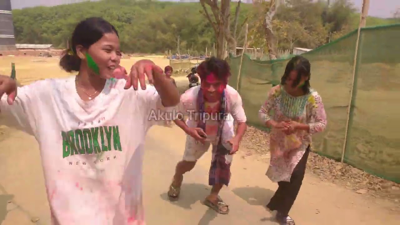 Happy holi oh bwkha cover dance kokborok🖌️