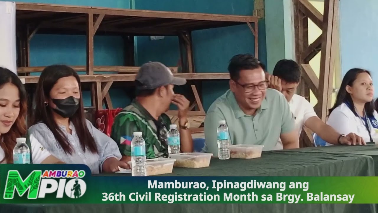 36th Civil Registration Month Celebration | Mamburao, Occidental Mindoro