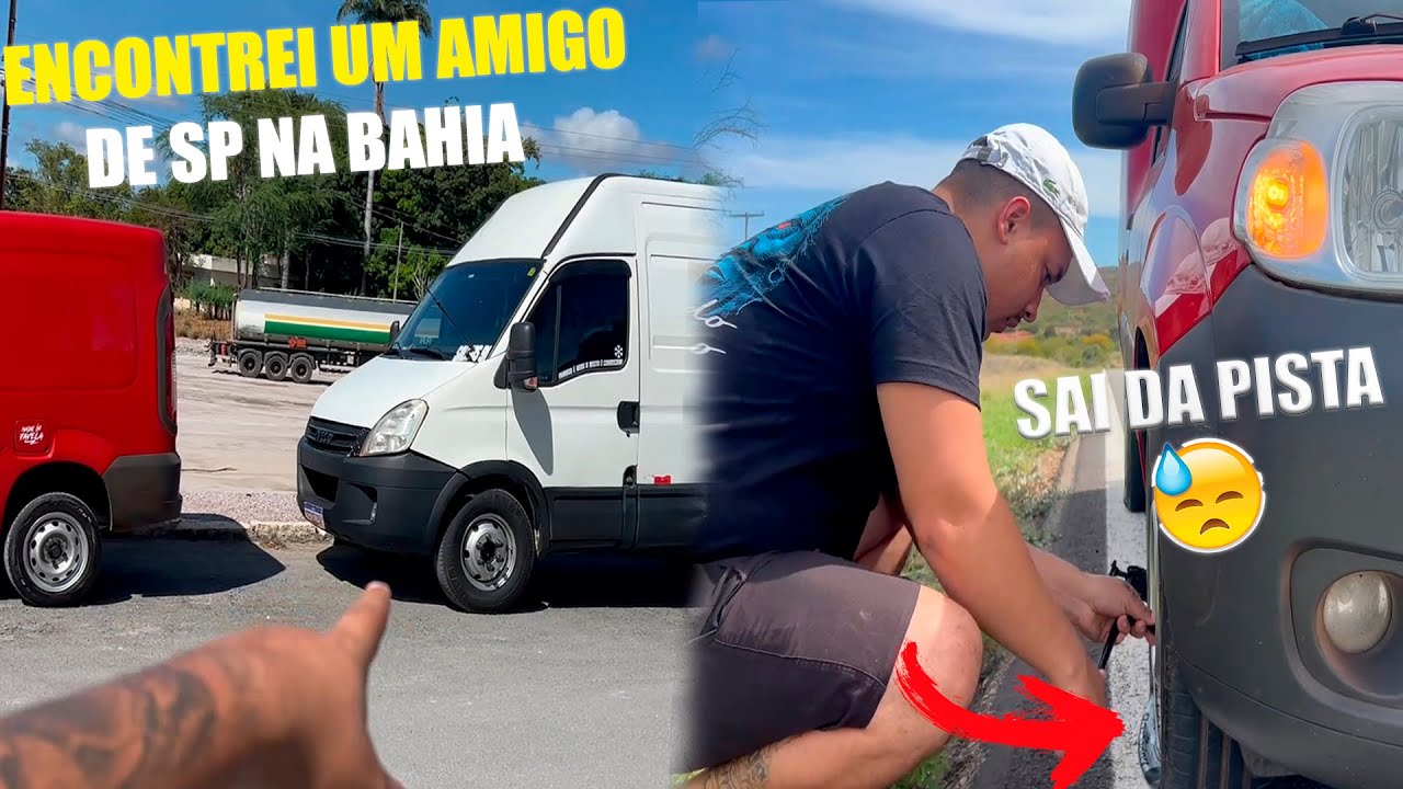 DEU MUITO RUIM NA VIAGEM 😳 & ENCONTREI UM AMIGO DE SP NA BAHIA 🤝🏻🇧🇷