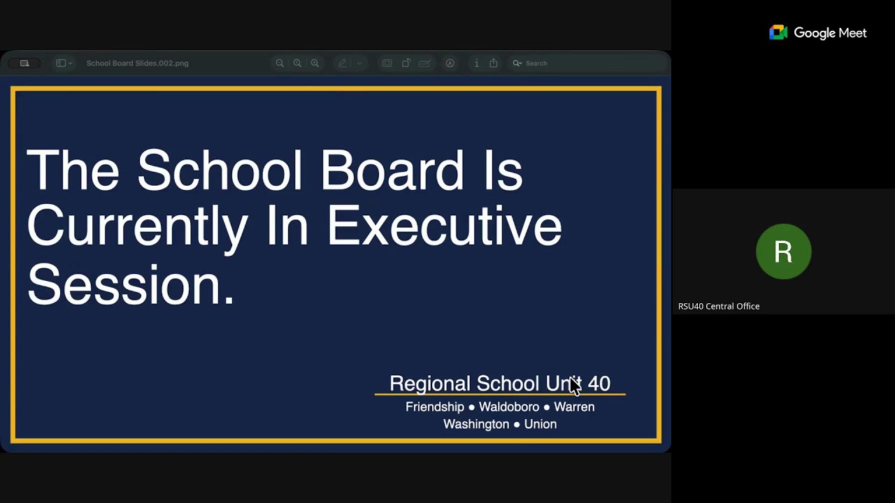 RSU 40 School Board Meeting - February 5, 2026