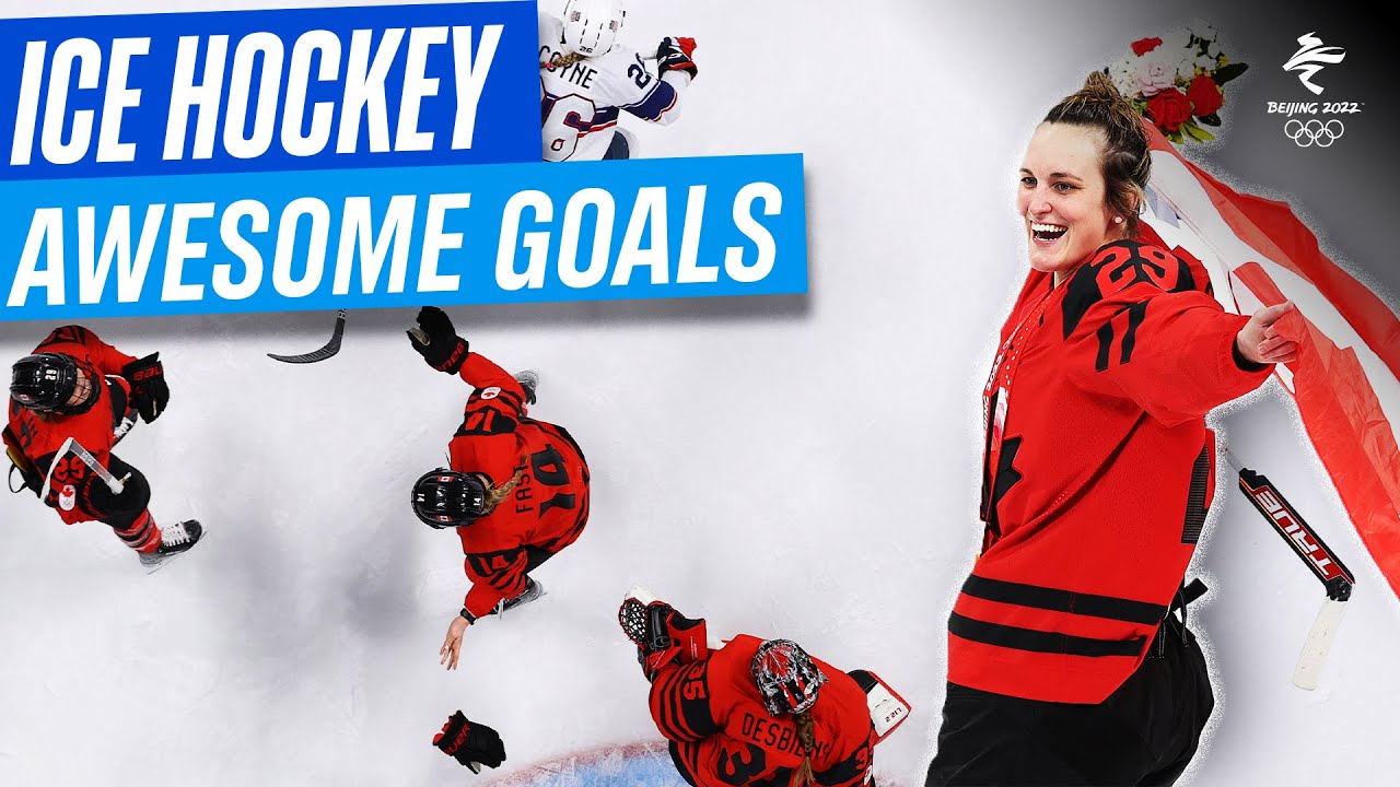 10 awesome goals in women's ice hockey! 🏒❄️