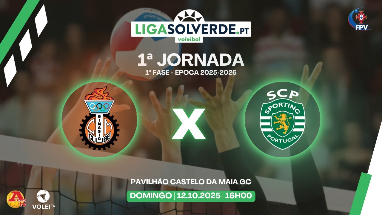CASTELO DA MAIA GC X SPORTING CP - 1ª JORNADA - LIGA SOLVERDE.PT 2025/2026