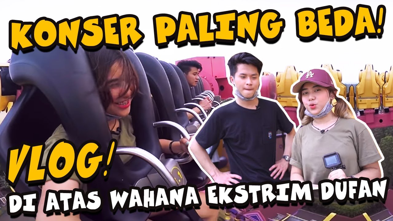 ZIVLOG #3 ZIVA & LEO KONSER PALING BEDA! DI ATAS WAHANA EKSTRIM DUFAN!