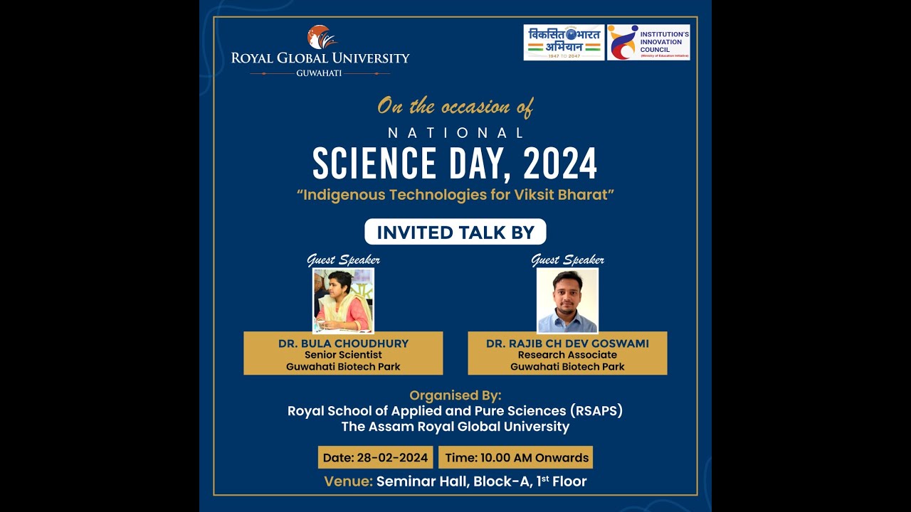 National Science Day - 2024 - ''Indigenous Technologies for Viksit Bharat'' - Part 1