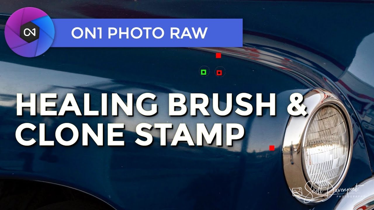 Healing Brush & Clone Stamp Tools - ON1 Photo RAW 2021