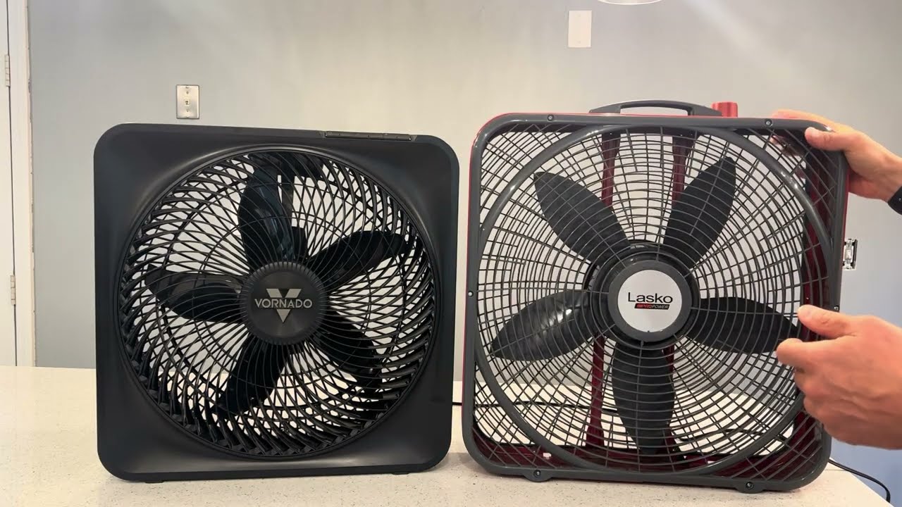 Vornado Model 80 Box Fan vs. Lasko Pro Power Box Fan
