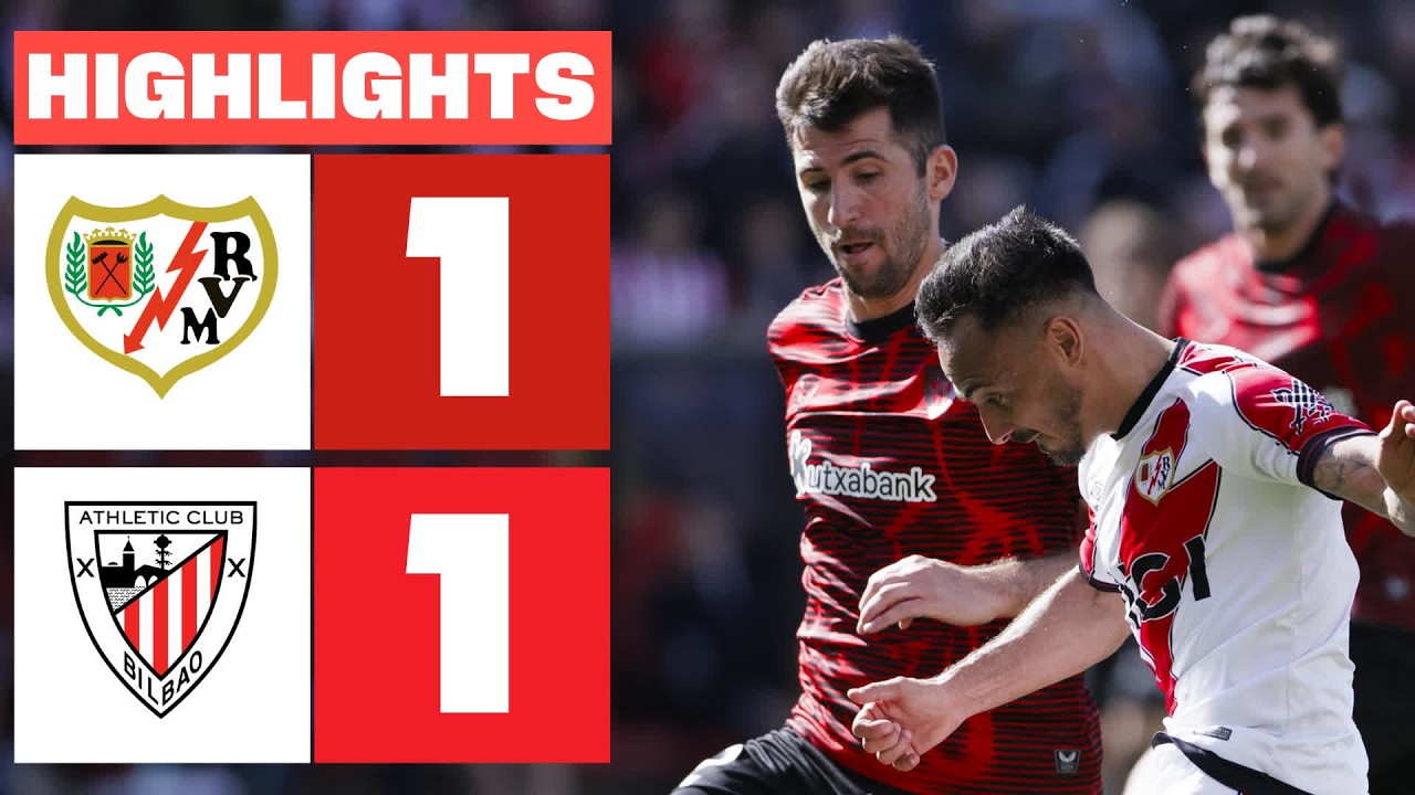 RAYO VALLECANO 1 - 1 ATHLETIC CLUB | RESUMEN LALIGA EA SPORTS