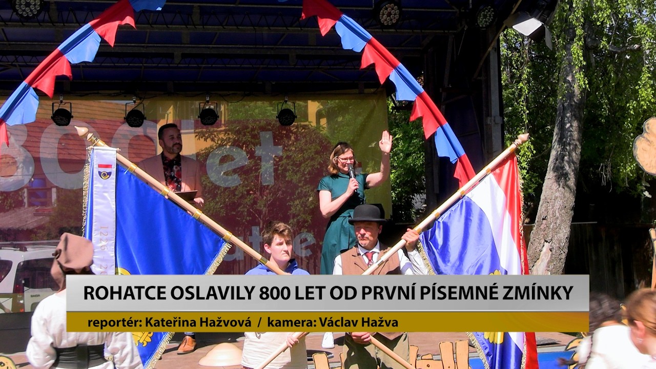 Rohatce oslavily 800 let od prvn&iacute; p&iacute;semn&eacute; zm&iacute;nky