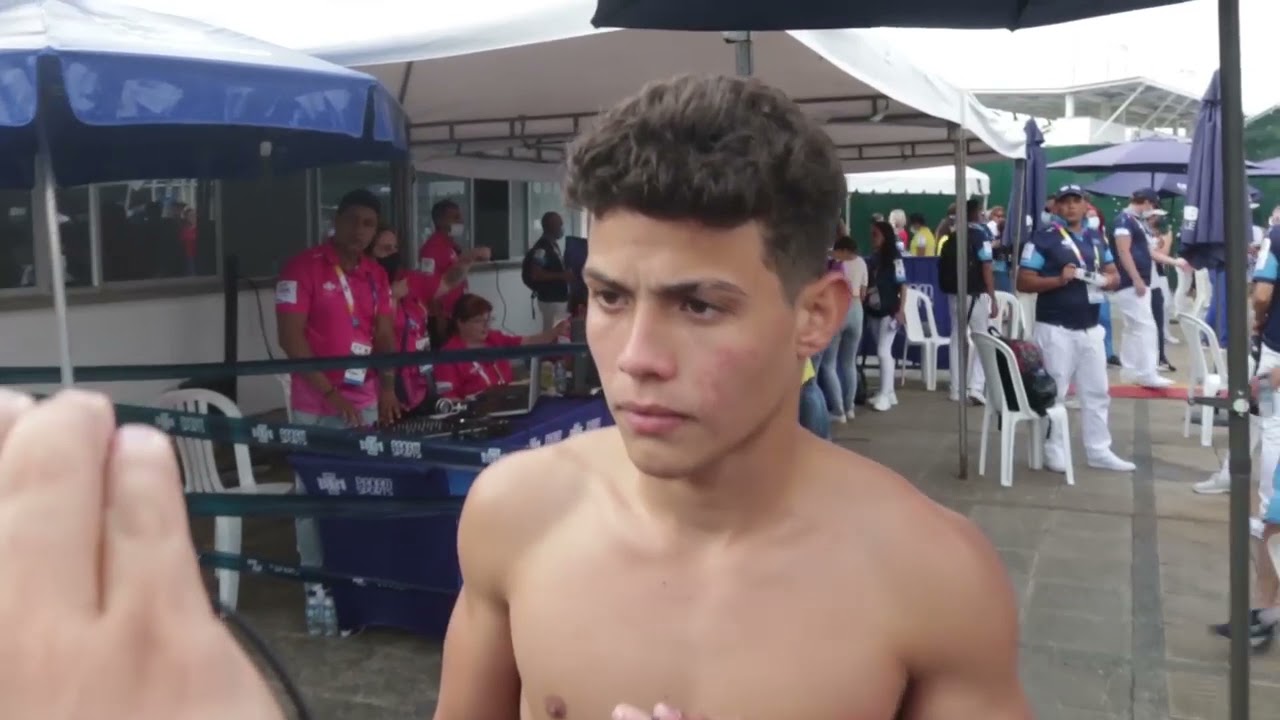 Declaraciones del cubano Luis Gustavo Cañabate Álvarez tras obtener medalla de plata.