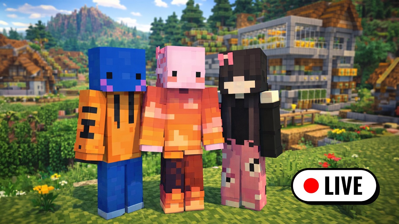 Staviame MEGA Survival Svet! Obchod, farmy a ZOO 🔥 (LIVE)