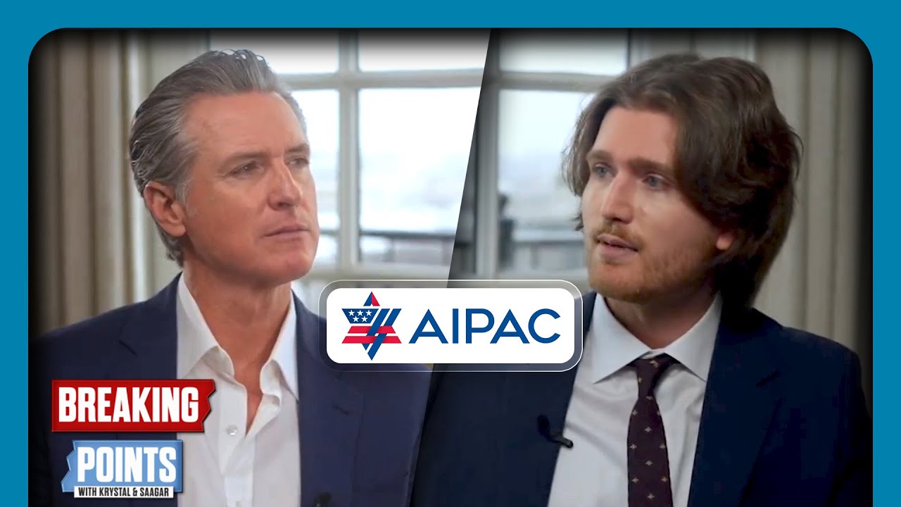 Ньюсом применяет риторические приемы в отношении финансирования AIPAC.