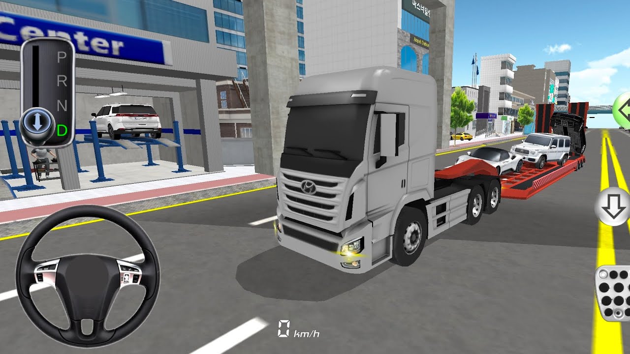 New car loading in track 3D game - driving class 3D #cargame #3ddrivingclass #3Dgame