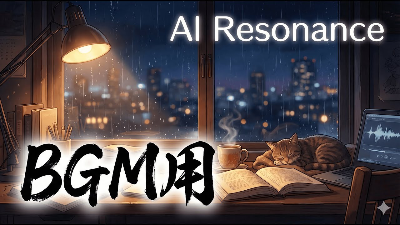 【作業用BGM】8首深度專注與放鬆音樂合輯 🌙 讀書、睡眠、工作背景音樂｜AI Resonance 原創純音樂 (Study & Sleep Relaxing Music)