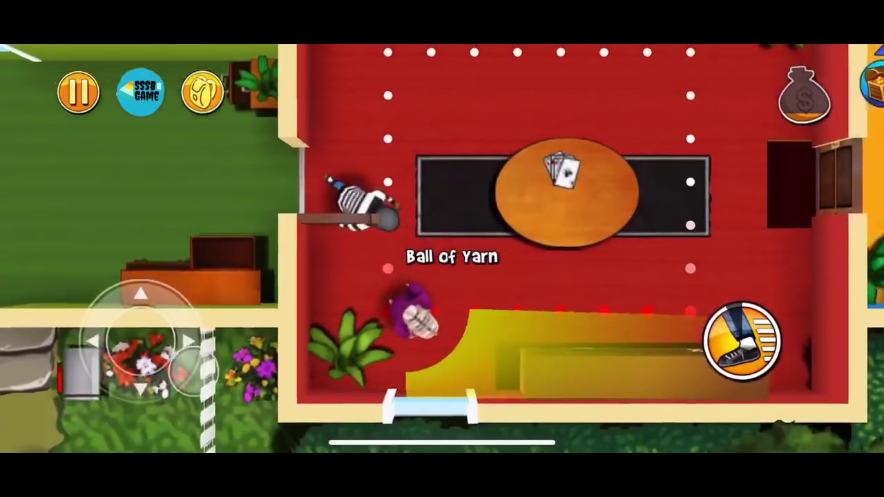 Robbery Bob: CHAPTER 1 - SUBURBS Level 3 , 100% . iOS/ Android Walkthrough