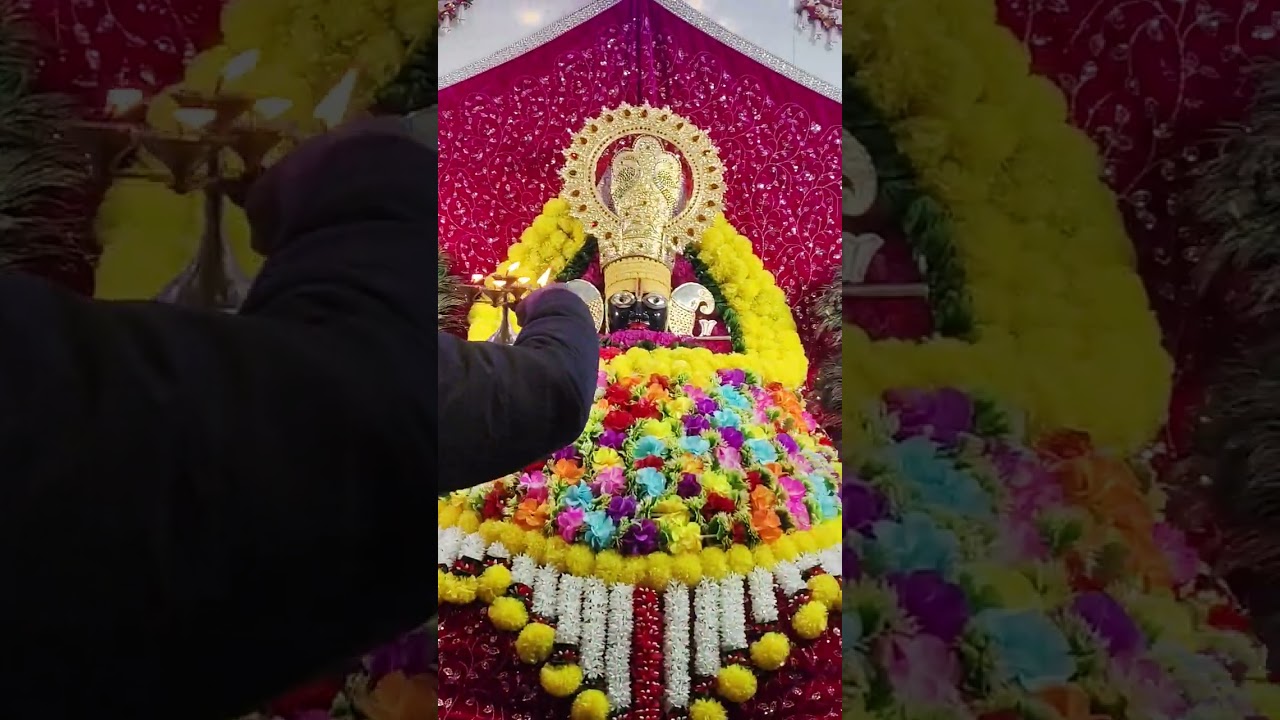 🔴 LIVE  संध्या:कालिन आरती ठाकुर द्वारा खाटू श्याम मंदिर सनौर 3/02/2026