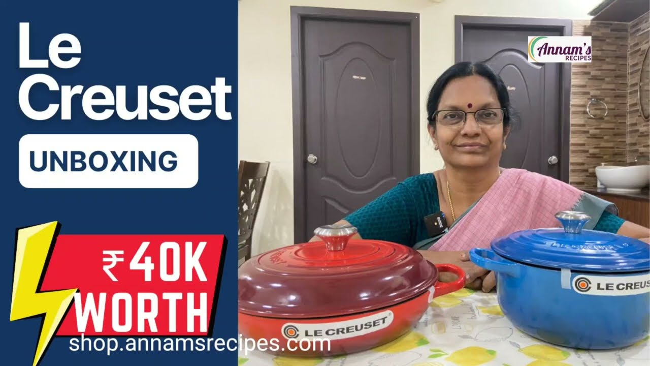Unboxing video / Le creuset cookware unboxing video / Enamel cast-iron cookware