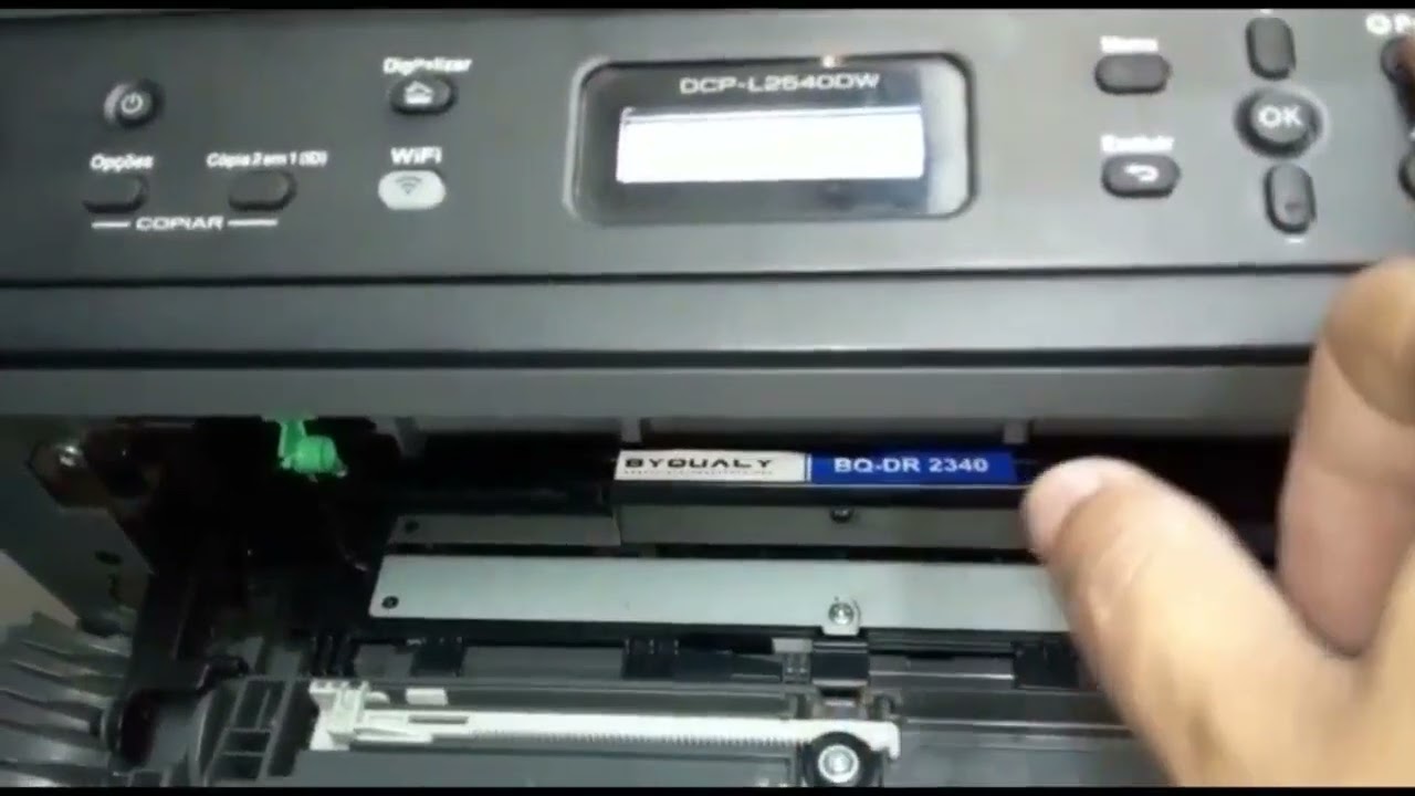 DCP-L2370DW 2340 Como resetar o cilindro