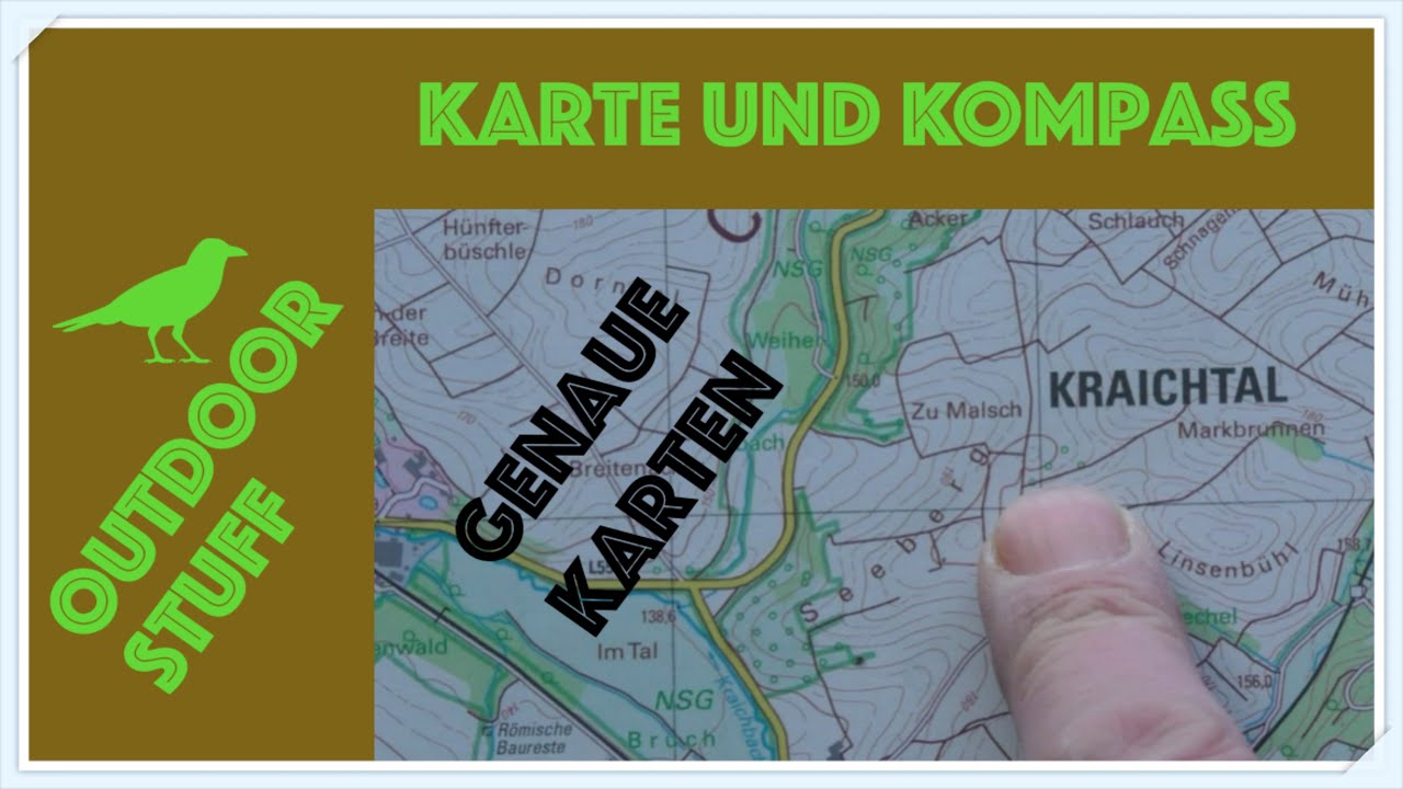 Arbeiten mit Karte und Kompass | Topographische Karte