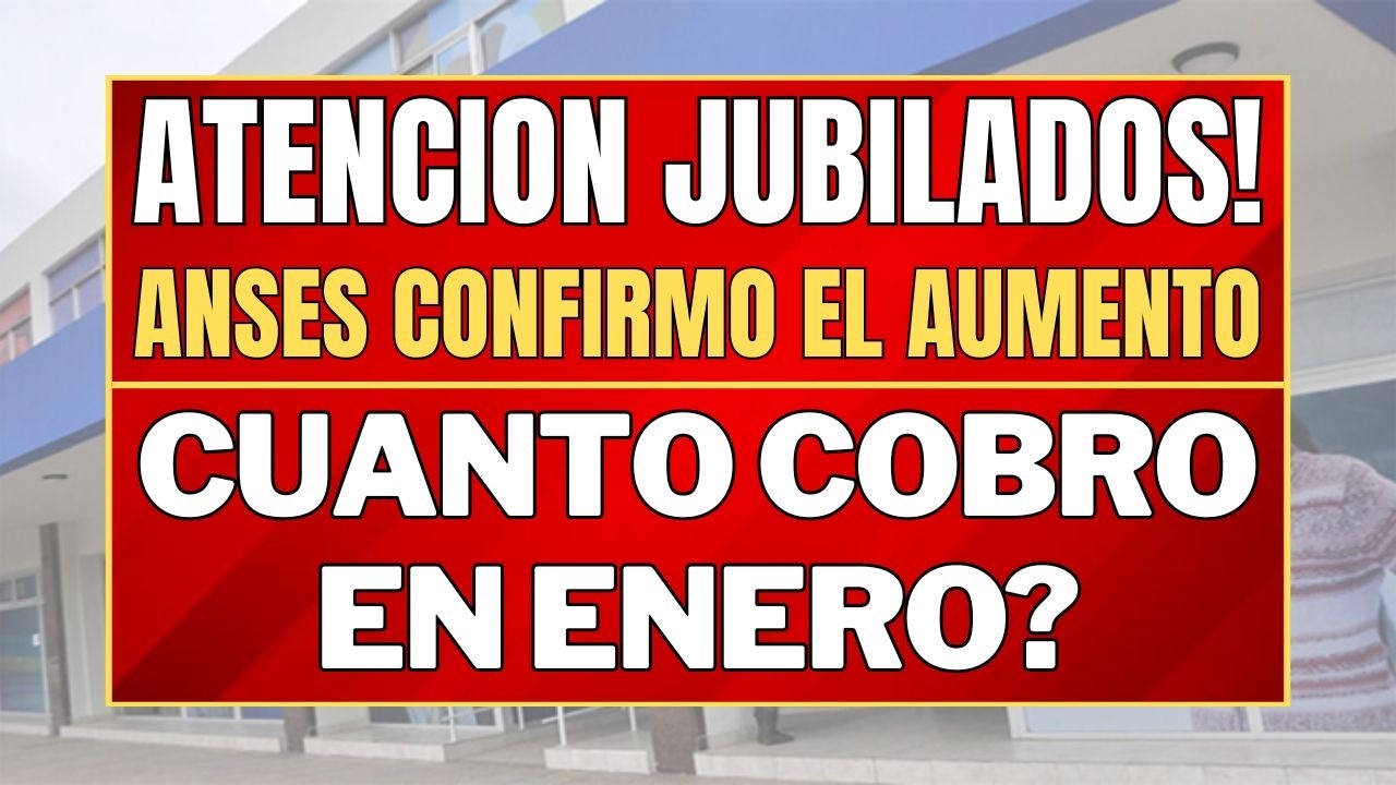ESTO COBRAS en Enero 2026 👉 AUMENTO CONFIRMADO del 2,47% |  💲 MONTOS en BRUTO Jubilados PNC y PUAM ✅